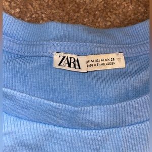 Blue Zara top